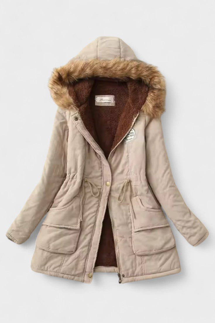 Milenka™ | Elegantní podzimní bunda Khaki
