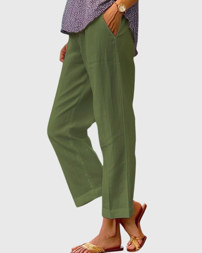 Elaine™ | Kalhoty Zelená