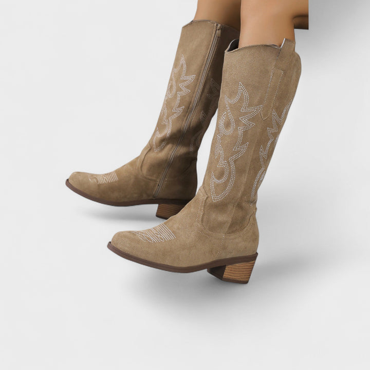 Elka™ | Westernové boty Khaki