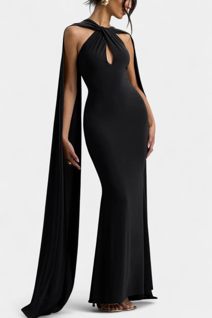 Faffienia™ | Stylové Maxi Šaty Černá