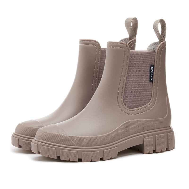 Tereza™ | Klasické kotníkové boty Khaki