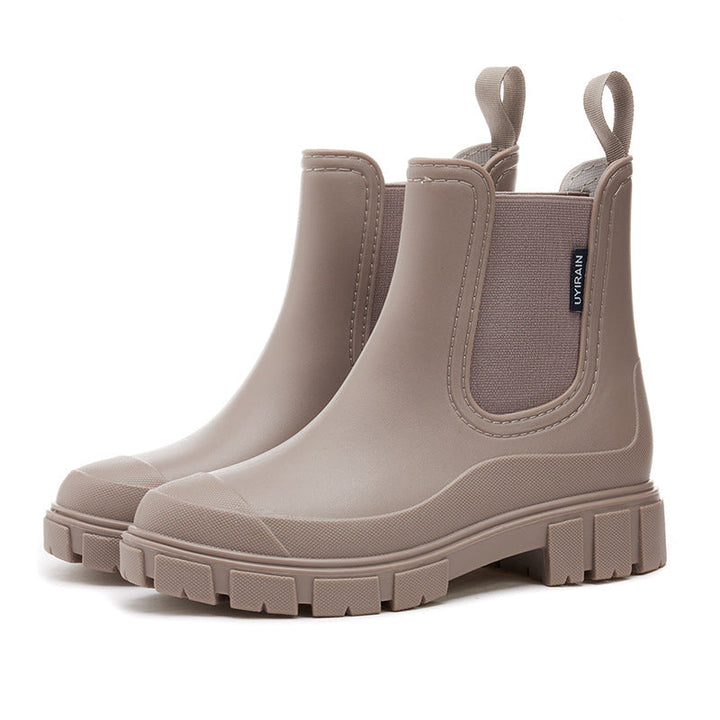 Tereza™ | Klasické kotníkové boty Khaki