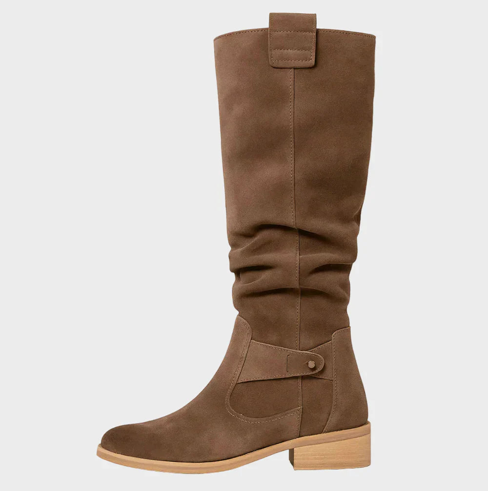 Amálie™ | Elegantní kotníkové boty v moderním stylu Tmavě hnědá