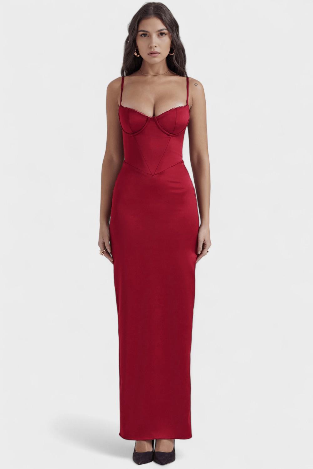 Venla™ Maxi šaty Červená