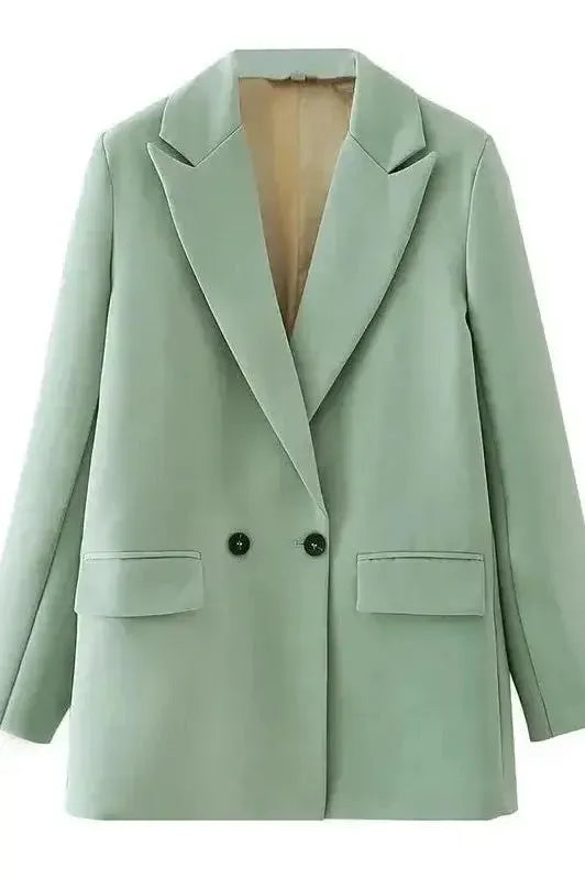 Clara | Blazer Světle zelená