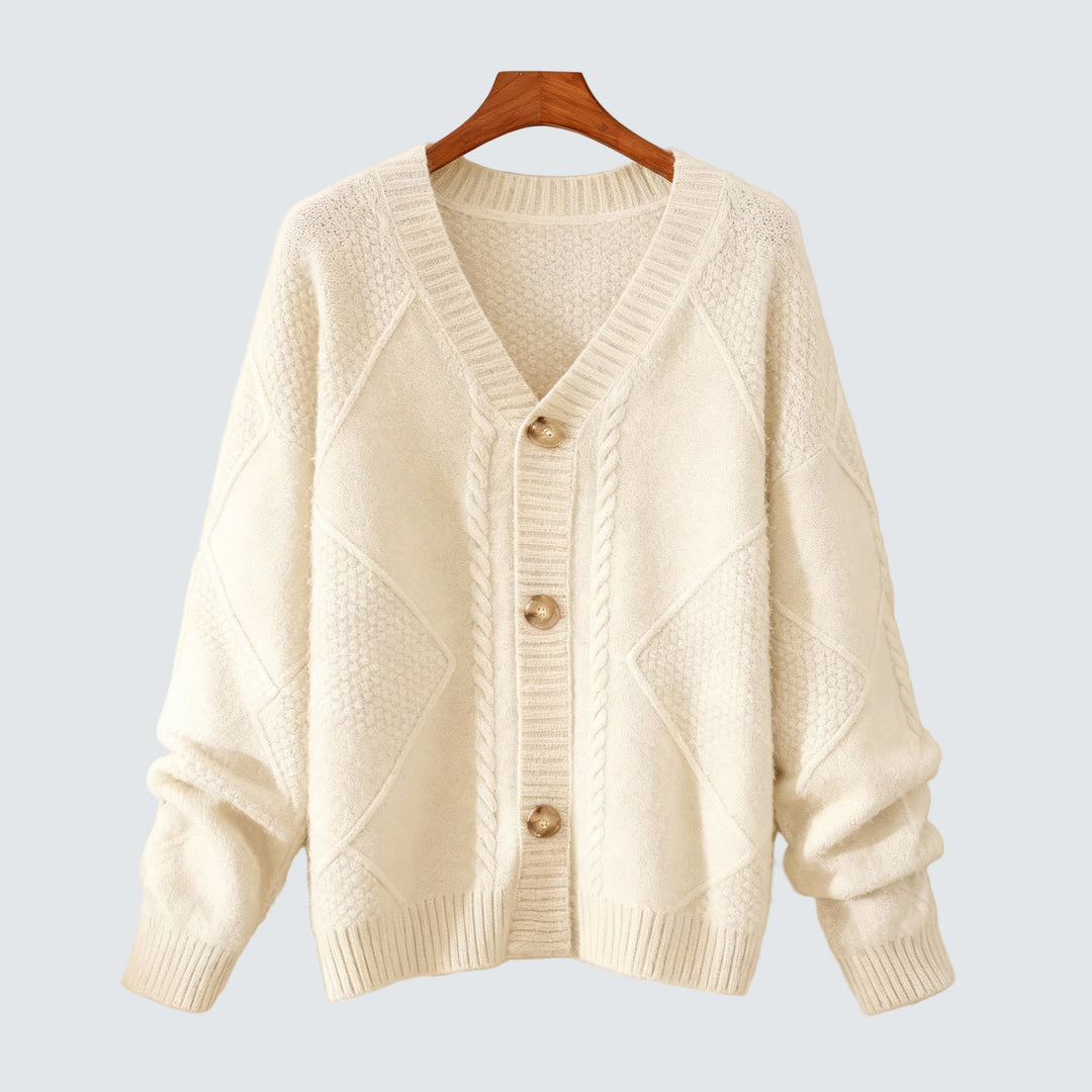 Klára | Pletený kardigan s jemnou texturou