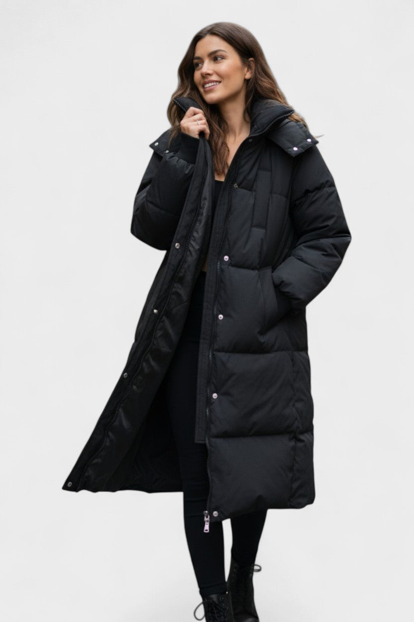 Gabriela™ | Elegantní dámský kabát Černá