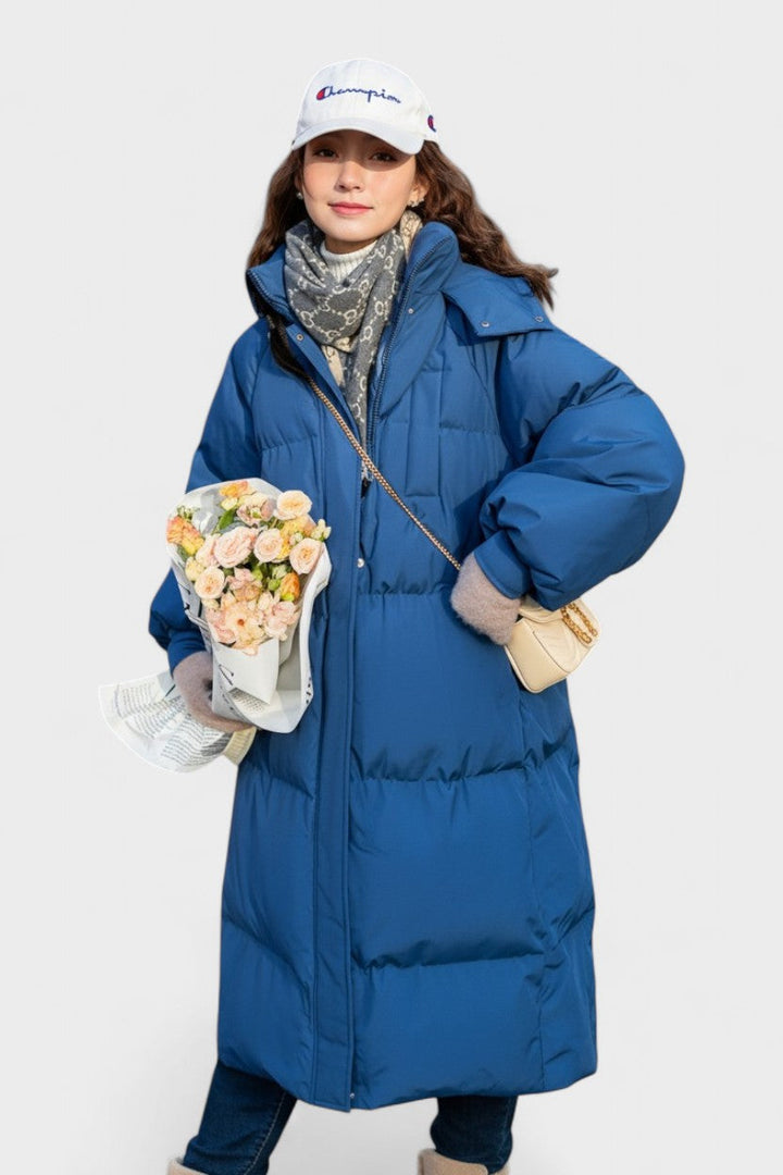 Gabriela™ | Elegantní dámský kabát Modrá