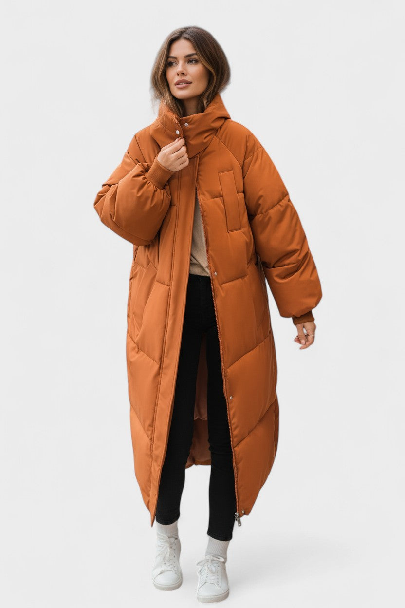 Gabriela™ | Elegantní dámský kabát Oranžová